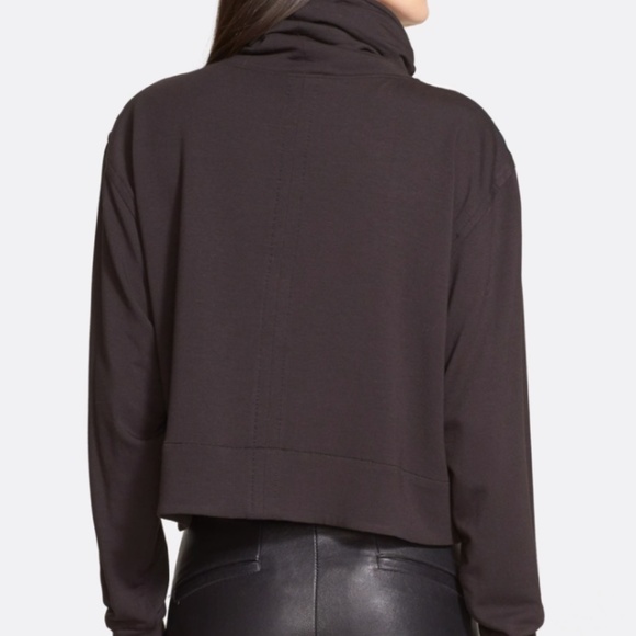 Helmet Lang Black Funnel Neck Sweatshirt - Picture 2 of 9